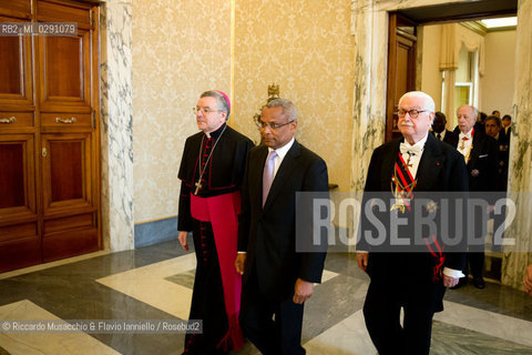 Città del Vaticano 03 04 2014, Palazzo Apostolico. Udienza del Santo Padre Papa Francesco al Primo Ministro di Capo Verde, José Maria Neves. . ©Riccardo Musacchio & Flavio Ianniello/Rosebud2