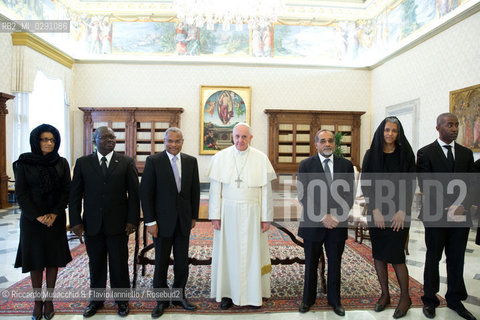 Città del Vaticano 03 04 2014, Palazzo Apostolico. Udienza del Santo Padre Papa Francesco al Primo Ministro di Capo Verde, José Maria Neves. . ©Riccardo Musacchio & Flavio Ianniello/Rosebud2