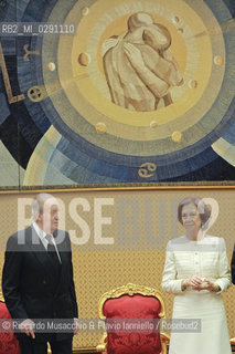 Città del Vaticano 28 Aprile 2014..Udienza del Santo Padre Papa Francesco ai Reali di Spagna, Re Juan Carlos e la consorte Sofia di Grecia. ©Riccardo Musacchio & Flavio Ianniello/Rosebud2