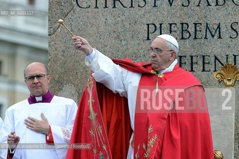 Roma 13/04/2014 .Papa Francesco celebra la messa nella Domenica delle Palme. ©Riccardo Musacchio & Flavio Ianniello/Rosebud2