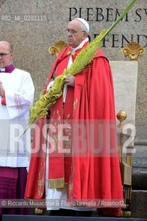 Roma 13/04/2014 .Papa Francesco celebra la messa nella Domenica delle Palme. ©Riccardo Musacchio & Flavio Ianniello/Rosebud2