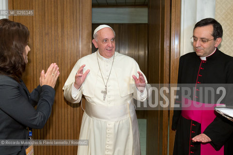 Città del Vaticano 29 04 2014. Udienza privata di Papa Francesco al Presidente della Repubblica del Paraguay Horacio Manuel CARTES JARA. . ©Riccardo Musacchio & Flavio Ianniello/Rosebud2
