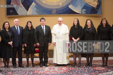 Città del Vaticano 29 04 2014. Udienza privata di Papa Francesco al Presidente della Repubblica del Paraguay Horacio Manuel CARTES JARA. . ©Riccardo Musacchio & Flavio Ianniello/Rosebud2