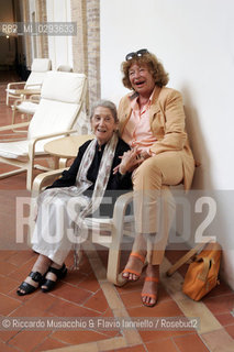 Italy, Rome May 29 2006 .The South African writer Nadine Gordimer.in the picture: the writer with the italian editor Inge Feltrinelli. ©Riccardo Musacchio & Flavio Ianniello/Rosebud2