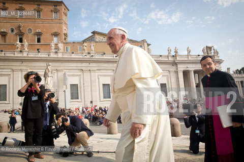 Città del Vaticano, Piazza San pietro 10 09 2014.Udienza generale Pontificia presieduta da Sua Santità Papa Francesco.. ©Riccardo Musacchio & Flavio Ianniello/Rosebud2