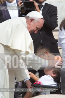 Città del Vaticano, Piazza San pietro 10 09 2014.Udienza generale Pontificia presieduta da Sua Santità Papa Francesco.. ©Riccardo Musacchio & Flavio Ianniello/Rosebud2