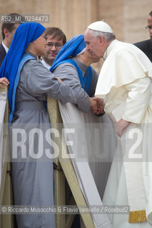 Città del Vaticano, Piazza San pietro 10 09 2014.Udienza generale Pontificia presieduta da Sua Santità Papa Francesco.. ©Riccardo Musacchio & Flavio Ianniello/Rosebud2