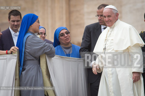 Città del Vaticano, Piazza San pietro 10 09 2014.Udienza generale Pontificia presieduta da Sua Santità Papa Francesco.. ©Riccardo Musacchio & Flavio Ianniello/Rosebud2
