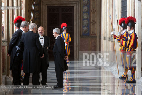 Città del Vaticano, biblioteca 29 09 2014.Udienza del Santo padre Papa Francesco al Presidente della Repubblica di Malta, S.E. sig.ra Marie Louise Coleiro Preca.. ©Riccardo Musacchio & Flavio Ianniello/Rosebud2