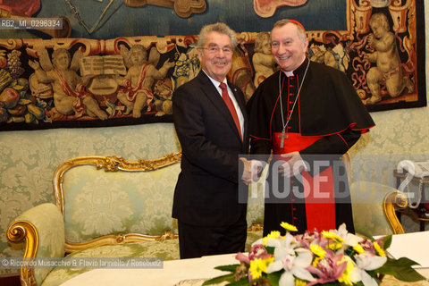 Città del Vaticano, Biblioteca 13 11 2014.Udienza del Santo Padre Francesco al Presidente di Austria, S.E. il Sig. Heinz Fischer. ©Riccardo Musacchio & Flavio Ianniello/Rosebud2