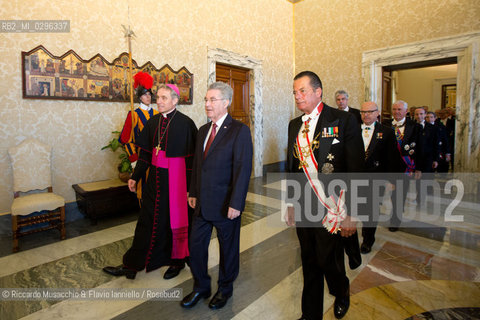 Città del Vaticano, Biblioteca 13 11 2014.Udienza del Santo Padre Francesco al Presidente di Austria, S.E. il Sig. Heinz Fischer. ©Riccardo Musacchio & Flavio Ianniello/Rosebud2