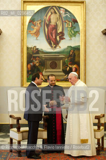 Città del Vaticano 24 11 2014.Udienza del Santo Padre Francesco al Presidente della Repubblica Egiziana: S.E. il Sig. Abd al-Fattah al-Sisi. ©Riccardo Musacchio & Flavio Ianniello/Rosebud2