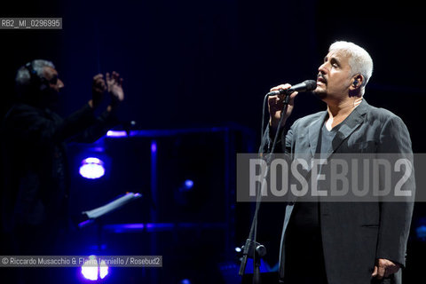 Roma, Auditorium Parco della Musica 18 07 2014. 12° Luglio suona bene 2014 .Pino Daniele, Sinfonico a metà. .Orchestra Roma Sinfonietta.diretta dal Maestro Gianluca Podio. ©Riccardo Musacchio & Flavio Ianniello/Rosebud2