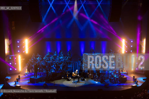 Roma, Auditorium Parco della Musica 18 07 2014. 12° Luglio suona bene 2014 .Pino Daniele, Sinfonico a metà. .Orchestra Roma Sinfonietta.diretta dal Maestro Gianluca Podio. ©Riccardo Musacchio & Flavio Ianniello/Rosebud2