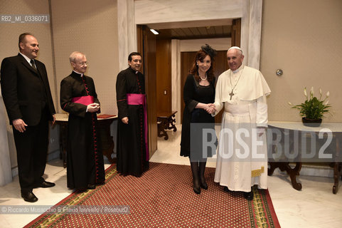 Città del Vaticano 09/06/2015.Papa Francesco incontra il Presidente dellArgentina Cristina Fernandez De Kirchner. ©Riccardo Musacchio & Flavio Ianniello/Rosebud2