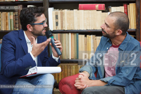 Roma, casa Bellonci 10 06 2015.Cinquina finalista del Premio Strega 2015..Nella foto: Fabio Genovesi. ©Riccardo Musacchio & Flavio Ianniello/Rosebud2