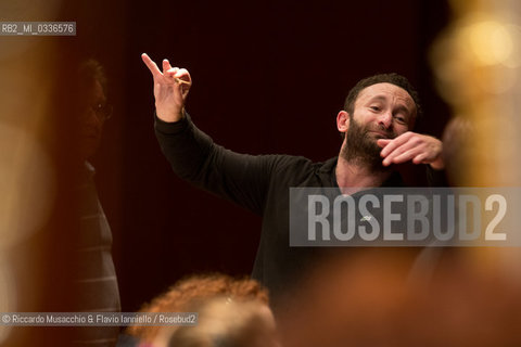 Roma, Auditorium Parco della Musica 22 02 2013.Stagione di Musica Sinfonica, prove dellOro del Reno di Richard Wagner.Orchestra dellAccademia Nazionale di Santa Cecilia diretta da Kirill Petrenko.. ©Riccardo Musacchio & Flavio Ianniello/Rosebud2