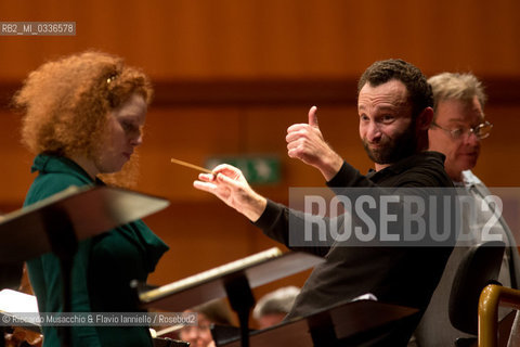 Roma, Auditorium Parco della Musica 22 02 2013.Stagione di Musica Sinfonica, prove dellOro del Reno di Richard Wagner.Orchestra dellAccademia Nazionale di Santa Cecilia diretta da Kirill Petrenko.. ©Riccardo Musacchio & Flavio Ianniello/Rosebud2