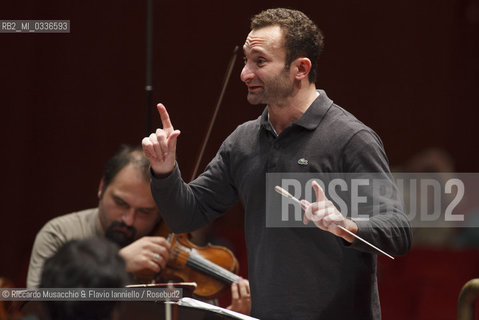 Roma, Auditorium Parco della Musica 06 11 2010.Stagione di Musica Sinfonica.Orchestra e Coro dellAccademia di Santa Cecilia.Kirill Petrenko direttore (in prova). ©Riccardo Musacchio & Flavio Ianniello/Rosebud2