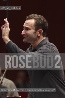 Roma, Auditorium Parco della Musica 06 11 2010.Stagione di Musica Sinfonica.Orchestra e Coro dellAccademia di Santa Cecilia.Kirill Petrenko direttore (in prova). ©Riccardo Musacchio & Flavio Ianniello/Rosebud2