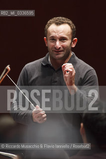 Roma, Auditorium Parco della Musica 06 11 2010.Stagione di Musica Sinfonica.Orchestra e Coro dellAccademia di Santa Cecilia.Kirill Petrenko direttore (in prova). ©Riccardo Musacchio & Flavio Ianniello/Rosebud2