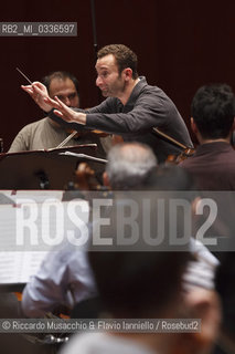 Roma, Auditorium Parco della Musica 06 11 2010.Stagione di Musica Sinfonica.Orchestra e Coro dellAccademia di Santa Cecilia.Kirill Petrenko direttore (in prova). ©Riccardo Musacchio & Flavio Ianniello/Rosebud2