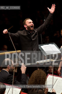 Roma, Auditorium Parco della Musica 22 02 2013.Stagione di Musica Sinfonica, prove dellOro del Reno di Richard Wagner.Orchestra dellAccademia Nazionale di Santa Cecilia diretta da Kirill Petrenko.. ©Riccardo Musacchio & Flavio Ianniello/Rosebud2