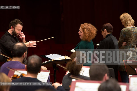 Roma, Auditorium Parco della Musica 22 02 2013.Stagione di Musica Sinfonica, prove dellOro del Reno di Richard Wagner.Orchestra dellAccademia Nazionale di Santa Cecilia diretta da Kirill Petrenko.. ©Riccardo Musacchio & Flavio Ianniello/Rosebud2