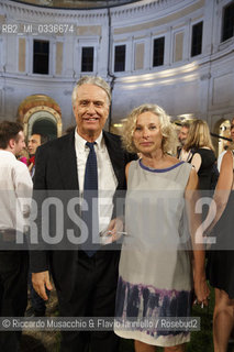 Roma, Villa Giulia 02 07 2015. Premio Strega 2015, vincitore Nicola La Gioia. Finalisti: Elena Ferrante, Mauro Covacich, Fabio Genovesi, Marco Santagata.. ©Riccardo Musacchio & Flavio Ianniello/Rosebud2