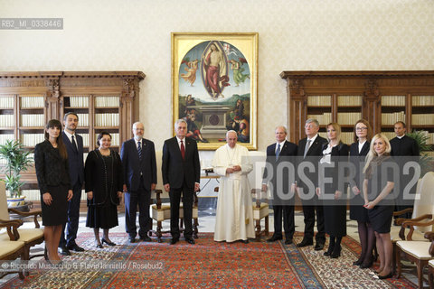 Città del Vaticano, Palazzo Apostolico 11 09 2015. Papa Francesco riceve in Udienza Privata il Presidente della Repubblica di Serbia Tomislav Nikolić.  ©Riccardo Musacchio & Flavio Ianniello/Rosebud2