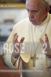 Città del Vaticano, Palazzo Apostolico 11 09 2015. Papa Francesco riceve in Udienza Privata il Presidente della Repubblica di Serbia Tomislav Nikolić.  ©Riccardo Musacchio & Flavio Ianniello/Rosebud2