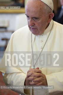 Città del Vaticano, Palazzo Apostolico 11 09 2015. Papa Francesco riceve in Udienza Privata il Presidente della Repubblica di Serbia Tomislav Nikolić.  ©Riccardo Musacchio & Flavio Ianniello/Rosebud2