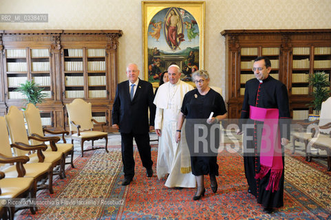 Il Santo Padre Francesco in Udienza con Sua Eccellenza il Sig. Reuven Rivlin, Presidente dello Stato d’Israele, Biblioteca Privata, Città del Vaticano, 3 settembre 2015  ©Riccardo Musacchio & Flavio Ianniello/Rosebud2