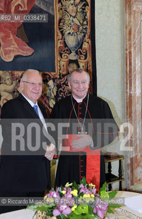 Il Santo Padre Francesco in Udienza con Sua Eccellenza il Sig. Reuven Rivlin, Presidente dello Stato d’Israele, Biblioteca Privata, Città del Vaticano, 3 settembre 2015  ©Riccardo Musacchio & Flavio Ianniello/Rosebud2