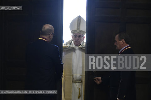 Città del Vaticano, Basilica di San Pietro 08 12 2015.Giubileo della Misericordia, Papa Francesco apre la Porta Santa.. ©Riccardo Musacchio & Flavio Ianniello/Rosebud2