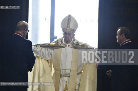 Città del Vaticano, Basilica di San Pietro 08 12 2015.Giubileo della Misericordia, Papa Francesco apre la Porta Santa.. ©Riccardo Musacchio & Flavio Ianniello/Rosebud2