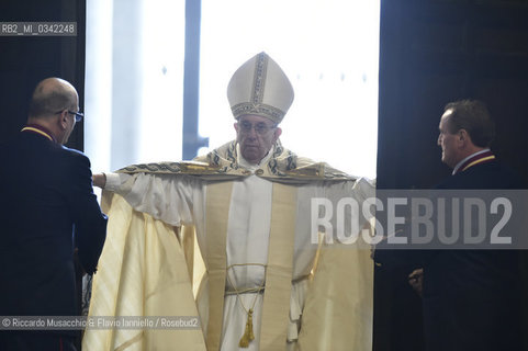 Città del Vaticano, Basilica di San Pietro 08 12 2015.Giubileo della Misericordia, Papa Francesco apre la Porta Santa.. ©Riccardo Musacchio & Flavio Ianniello/Rosebud2