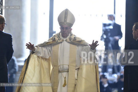 Città del Vaticano, Basilica di San Pietro 08 12 2015.Giubileo della Misericordia, Papa Francesco apre la Porta Santa.. ©Riccardo Musacchio & Flavio Ianniello/Rosebud2