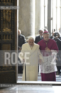 Città del Vaticano, Basilica di San Pietro 08 12 2015.Giubileo della Misericordia, Papa Francesco apre la Porta Santa.. ©Riccardo Musacchio & Flavio Ianniello/Rosebud2