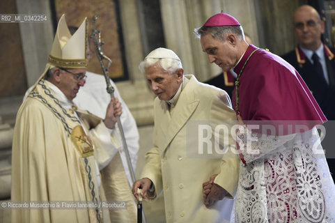 Città del Vaticano, Basilica di San Pietro 08 12 2015.Giubileo della Misericordia, Papa Francesco apre la Porta Santa.. ©Riccardo Musacchio & Flavio Ianniello/Rosebud2