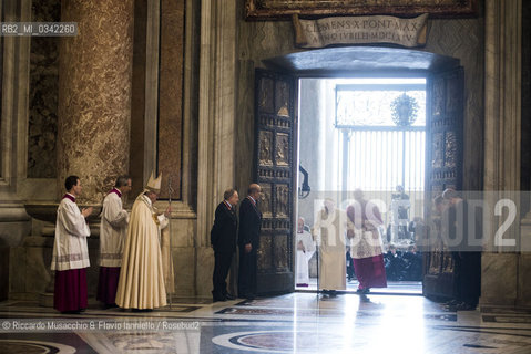 Città del Vaticano, Basilica di San Pietro 08 12 2015.Giubileo della Misericordia, Papa Francesco apre la Porta Santa.. ©Riccardo Musacchio & Flavio Ianniello/Rosebud2