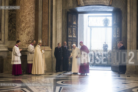 Città del Vaticano, Basilica di San Pietro 08 12 2015.Giubileo della Misericordia, Papa Francesco apre la Porta Santa.. ©Riccardo Musacchio & Flavio Ianniello/Rosebud2