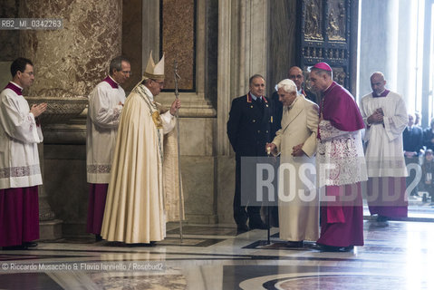 Città del Vaticano, Basilica di San Pietro 08 12 2015.Giubileo della Misericordia, Papa Francesco apre la Porta Santa.. ©Riccardo Musacchio & Flavio Ianniello/Rosebud2