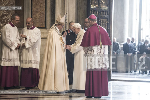 Città del Vaticano, Basilica di San Pietro 08 12 2015.Giubileo della Misericordia, Papa Francesco apre la Porta Santa.. ©Riccardo Musacchio & Flavio Ianniello/Rosebud2