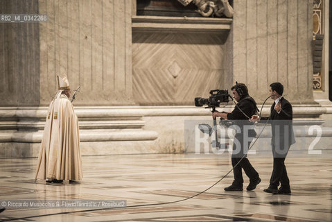 Città del Vaticano, Basilica di San Pietro 08 12 2015.Giubileo della Misericordia, Papa Francesco apre la Porta Santa.. ©Riccardo Musacchio & Flavio Ianniello/Rosebud2