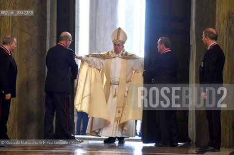 Città del Vaticano, Basilica di San Pietro 08 12 2015.Giubileo della Misericordia, Papa Francesco apre la Porta Santa.. ©Riccardo Musacchio & Flavio Ianniello/Rosebud2