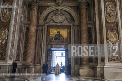 Città del Vaticano, Basilica di San Pietro 08 12 2015.Giubileo della Misericordia, Papa Francesco apre la Porta Santa.. ©Riccardo Musacchio & Flavio Ianniello/Rosebud2