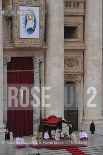 Città del Vaticano, Basilica di San Pietro 08 12 2015.Giubileo della Misericordia, Papa Francesco presiede la Santa Messa prima dell apertura della Porta Santa.. ©Riccardo Musacchio & Flavio Ianniello/Rosebud2