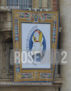 Città del Vaticano, Basilica di San Pietro 08 12 2015.Giubileo della Misericordia, Papa Francesco presiede la Santa Messa prima dell apertura della Porta Santa.. ©Riccardo Musacchio & Flavio Ianniello/Rosebud2