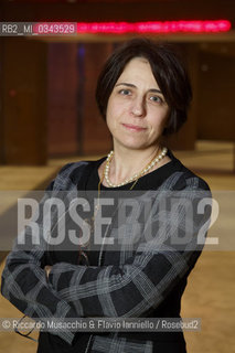 Roma, Auditorium Parco della Musica 18 02 2016.Anticipazione Festival delle Scienze 2016. “Einstein aveva ragione”.Di che cosa parliamo quando parliamo di onde gravitazionali.Nella foto: Viviana Fafone – INFN e Università di Roma Tor Vergata, collaborazione Virgo.  ©Riccardo Musacchio & Flavio Ianniello/Rosebud2